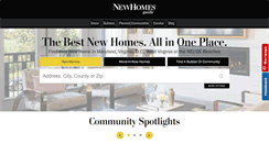 Desktop Screenshot of newhomesguide.com
