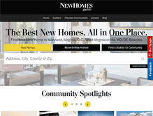 Tablet Screenshot of newhomesguide.com